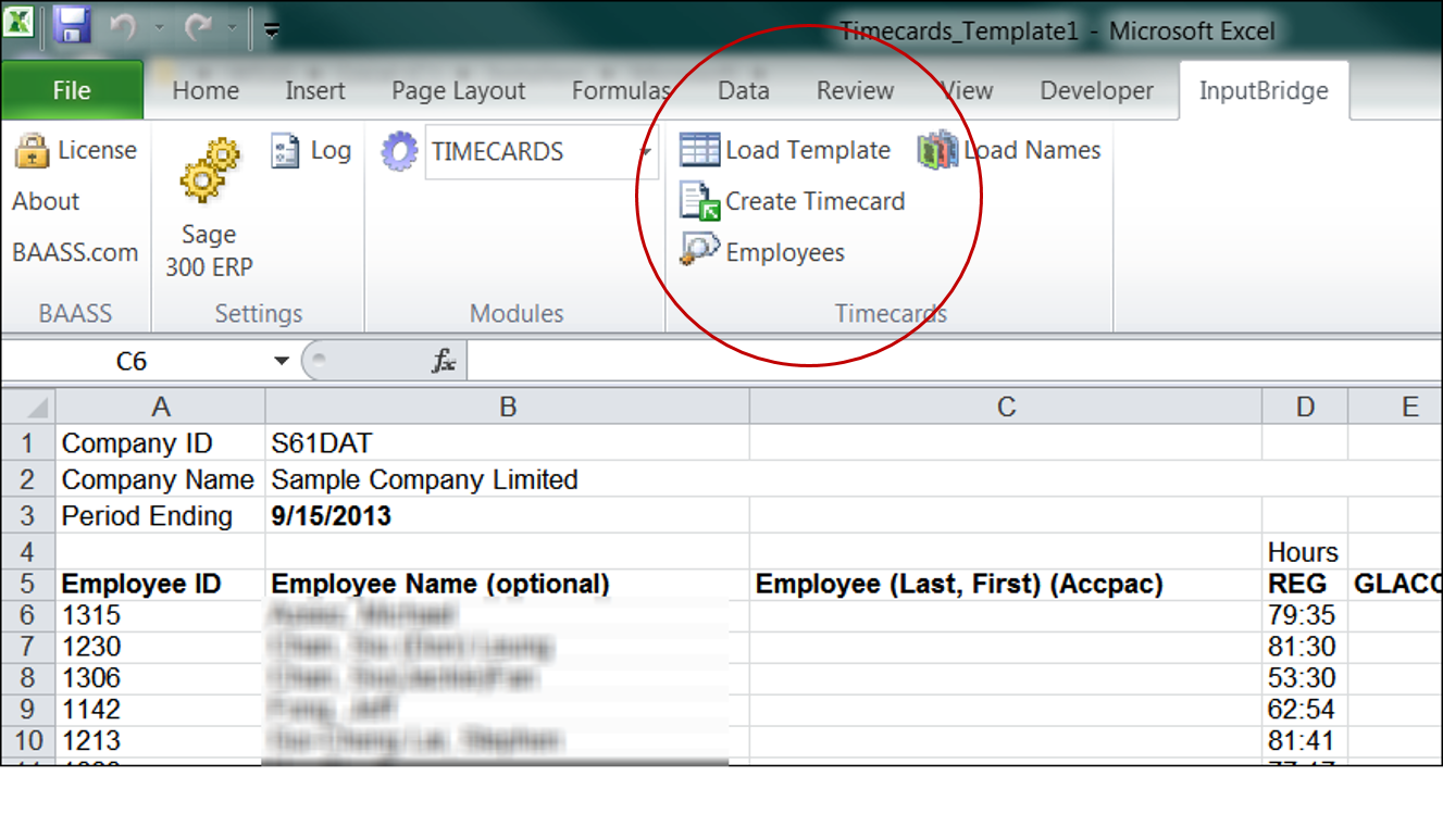 BAASS Paperless Time Card